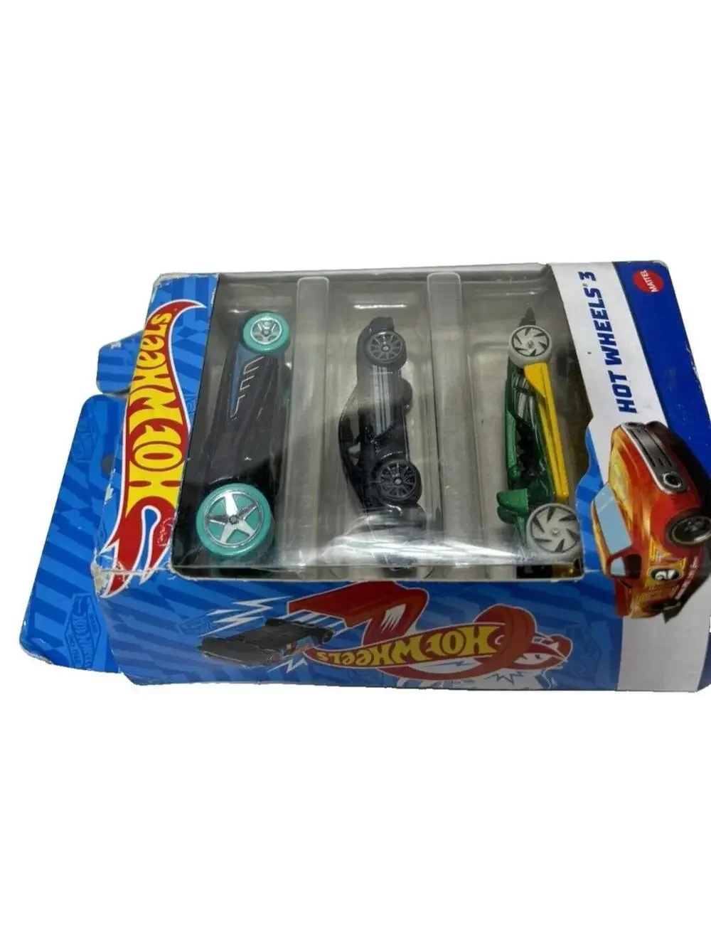 2022 Hot Wheels Main Line 3-Pack 1/64 Scale Diecast Cars Assortment * Box Defect